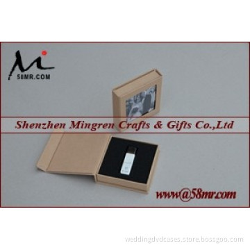 Wedding Linen USB Flash Drive Case Wedding Gift Box